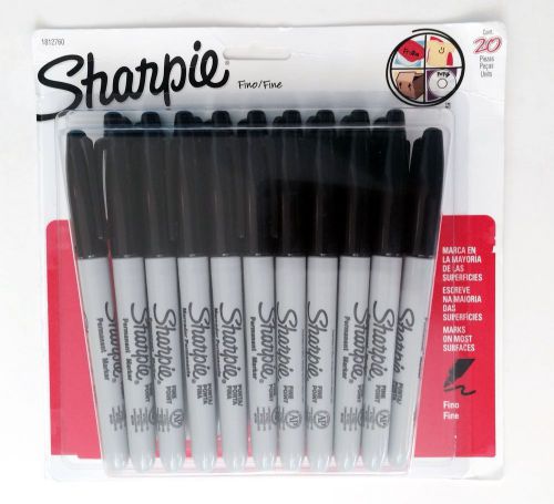 Sharpie Black Marker 20 Pack-20 Markers