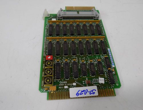 GOSS INPUT BOARD  E145401 REV-15