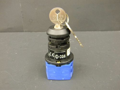 Kraus &amp; Naimer CG6 Manual Motor Control Switch Key