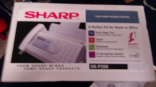 Sharp Plain Paper Fax Machine Copy 10-Sheet ADF One-Touch Speaker UX-P200 in box