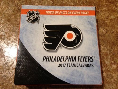 Turner 2017 NHL Philadelphia Flyers Daily Box Calendar NWT FAST SHIPPING