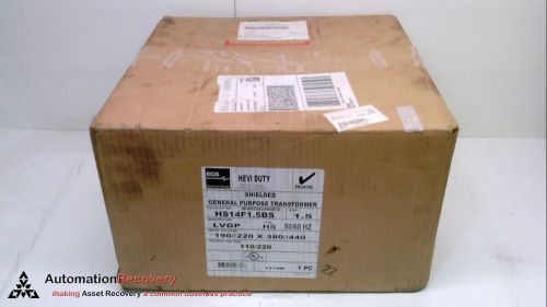 Sola hs14f1.5bs, non-ventilated automation transformer, 1.5 kva,, new #227112 for sale