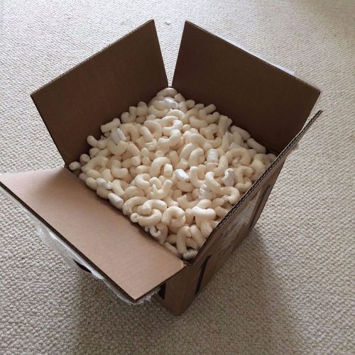 1 CUBIC FOOT Assorted WHITE Packing Peanuts (12&#034; x 12&#034; x 12&#034;) Loose fill 1 cu ft