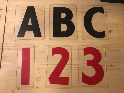 Plastic sign letters for sale