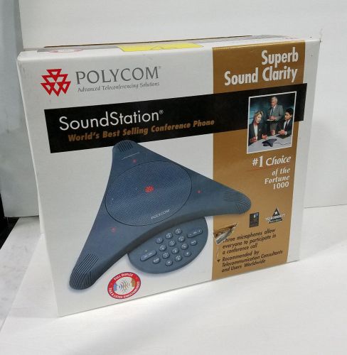 Polycom Soundstation Conference Phone System w/ Power Supply 2201-03308-001