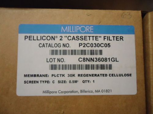 New Millipore Pellicon 2 Cassette filter, P2C030C05 Sealed