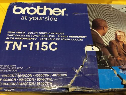Genuine Brother TN-115C High Yield Cyan Color Toner Cartridge Free Shipping!!!