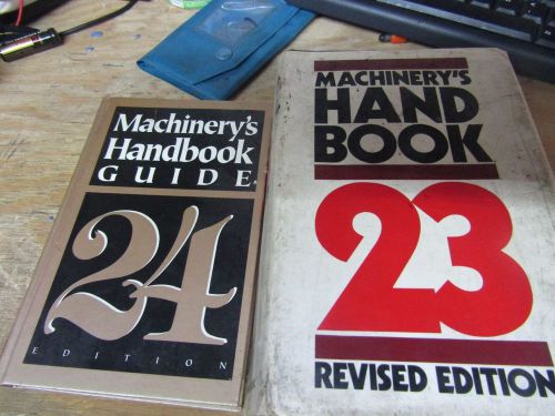 z7t 1988 Machinery&#039;s Handbook 23 Revised Edtion and 1992 24 edition
