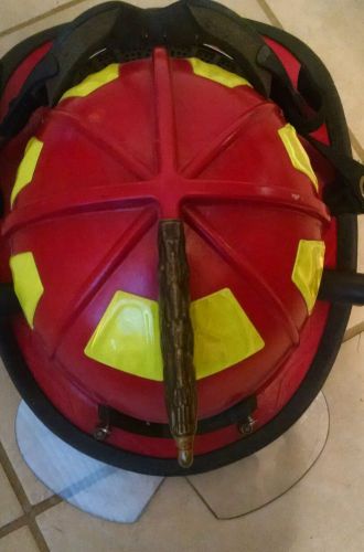 Red Cairns 1044 Helmet with ESS goggles and Bourkes