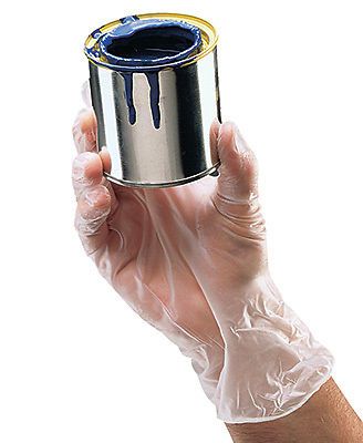 9-1/2&#034; Powdered Vinyl Gloves - Small (3.5 mil) (100 Gloves)