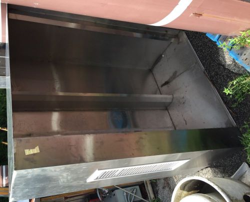 EXHAUST 5&#039; STAINLESS HOOD RESTAURANT  KITCHEN &#034;HD815&#034;