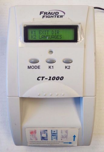 Fraud Fighter CT-1000 Banknote Currency Counterfeit Detector