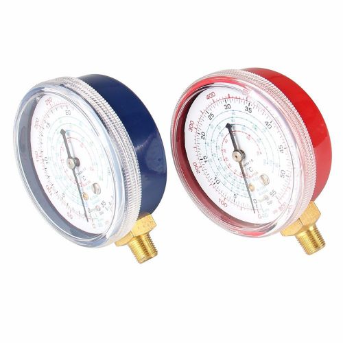 2x air conditioner refrigerant low high pressure gauge psi kpa r410a r134a r22 t for sale