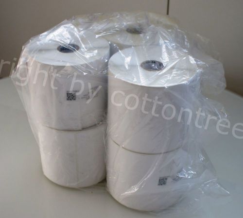 New zebra z-select 4000t labels (4&#034;x5&#034;) (570 per roll) (6 rolls) 10009531 for sale