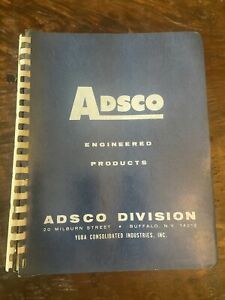 ADSCO Engineered Products Yuba Consolidated Industries Buffalo NY Bulletins