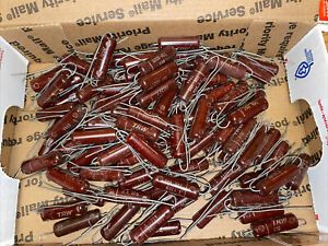 Lot Of About 90 TRW &amp; Good All 630 Capacitors .1 +-20% 100vdc