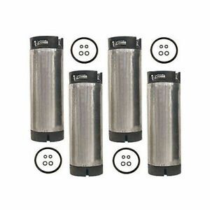 5 Gallon Ball Lock  Pressure Tested - Reconditioned Pepsi Soda Keg - Set of 4