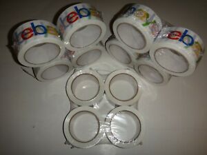 Dozen (12) Rolls Of EBAY Color Packing Tapes + 100 Free EBAY Thank You Cards