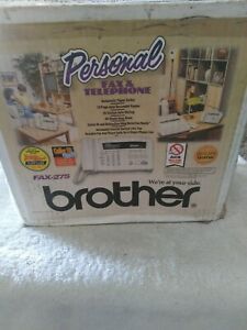 Brother Personal FAX-275 with Roll paper Thermal Fax New opened box
