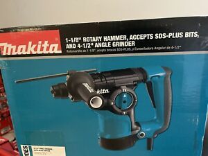 Makita HR2811FX 1-1/8 inch Rotary Hammer Drill with Angle Grinder