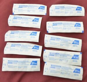 10 - Pack Sterile Sealed Syringes 5CC 5ml Luer Lock Tip Syringe Only No Needle