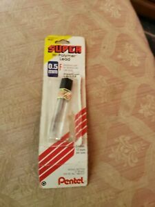 Pentel Super Hi-Polymer Lead Refill, 0.5mm, Free Shipping