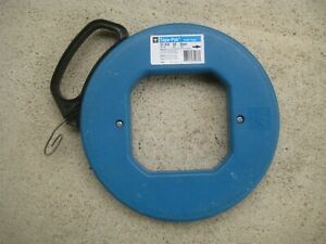 Tape-Pak Steel Fish Tape 1/8&#034; x 50&#039;, Plastic Reel and Winder, FREE SHIPPING