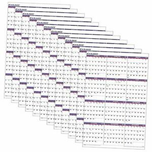 2019 Yearly Wall Calendars, 36&#034; x 24&#034;, XLarge, Vertical, 12 Pack (PM12Z)