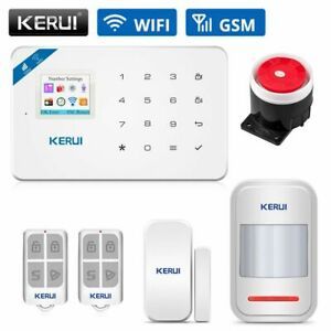 KERUI WIFI GSM Intelligent Human Body Induction Detector Security Anti-theft Kit