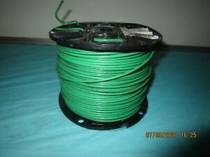 New 500&#039; Green  #12 AWGTHHN - AWM Gas -Oil Resistant 2 -600 Volt VW-1 Rated Wire