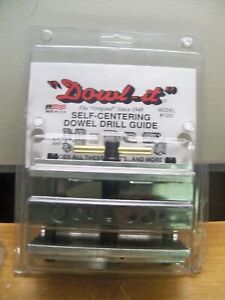 NEW DOWL-IT MODEL 1000 SELF CENTERING DOWEL DRILL GUIDE FREE PRIORITY S&amp;H