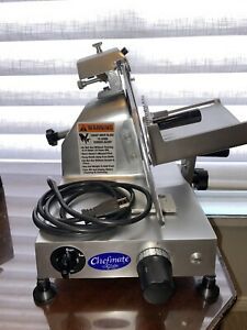 Globe C9 9&#034; Chefmate Electric Manual Food Slicer Light Duty .25 HP; Used Once