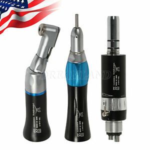 YABANGBANG Dental Slow Low Speed Handpiece 4H Air Motor Contra Angle Nose Kit sc