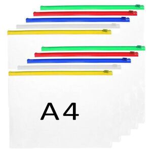 PVC Stationery Pocket A4 Sheets File Folder File Bag Document Bag Zipper Bag