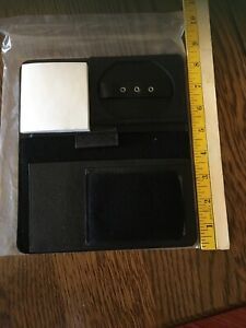 Leather Badge Holder Note Pad Wallet