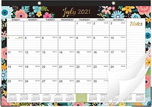 2021-2022 Desk Calendar - 18 Monthly Desk/Wall Calendar 2-in-1, 16.8&#034; x 12&#034;, Jul