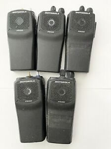 LOT OF 5 - *AS-IS* Motorola Radios PR400 |  AAH65KDC9AA2AN | 16 Channel VHF