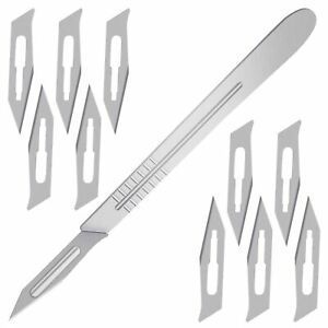 11PCS 10 Scalpel Blades #11 and Including One Handle #3