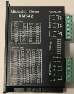 CNC Digital Microstep driver DM542 Stepper Motor Controller 2-phase Digital Step
