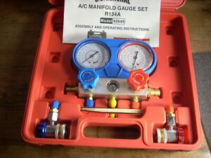 US General A/C Manifold Gauge Set (R-134A) In Original Case Model 92649