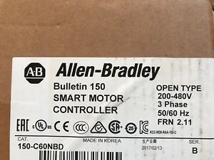 NEW SEALED Allen Bradley 150-C60NBD/B  SMC-3 SMART Motor Controller AC 200-480V