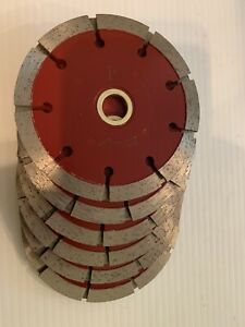 6 New 4.5&#039;&#039; Tuck Point Sandwich Red Premium Diamond Blades