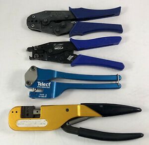 Crimping Tools Assorted Lot of 4