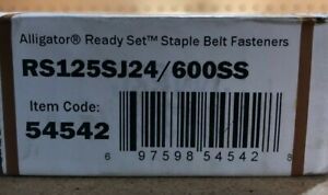 RS125SJ24/600SS Flexco Alligator lace (54542)
