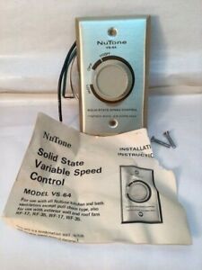 NuTone VS-64 Solid State Speed Control Exhaust Fan  *NEW