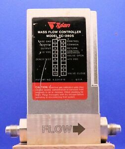 TYLAN FC-280SAV 10 SCCM N2 MASS FLOW CONTROLLER MFC STAINLESS STEEL MVCO