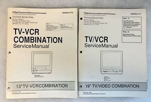 Philips Electronics TV-VCR 5770/5771 Service Manual *Schematics/ Parts/Tech Data
