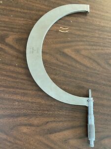 175-200mm MICROMETER, 0.01mm, RATCHET &amp; LOCK, REINECKER, USED