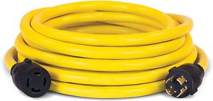 Champion 25-Foot 30-Amp 250-Volt Generator Power Cord for Manual Transfer Switch