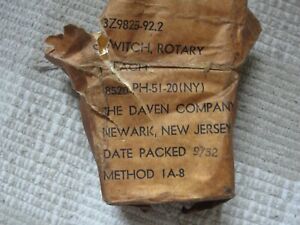 Daven Rotary Switch NOS from 1952